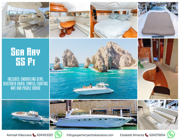 Cabo Boat Luxury Yacht Rental Charters